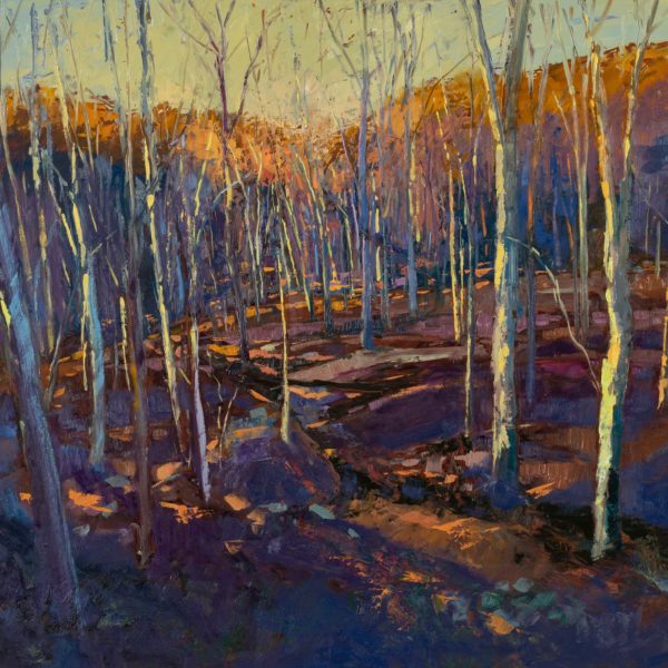 Winter Woods, oil on panel, 18 x 24 inches, 2021-002, SOLD