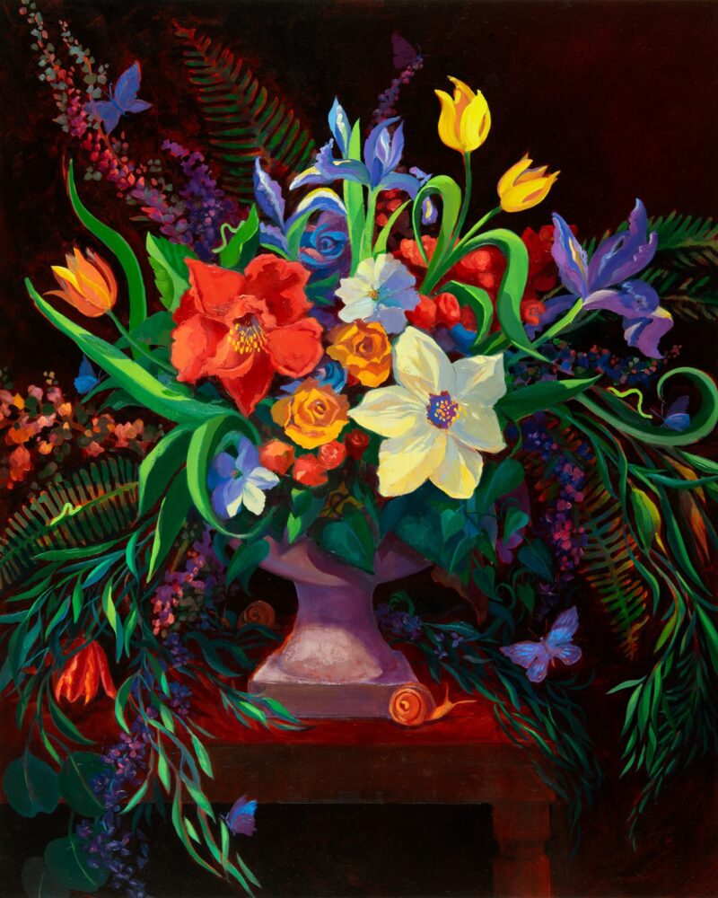 Impossible Bouquet, oil on panel, 24 x 30, 2026