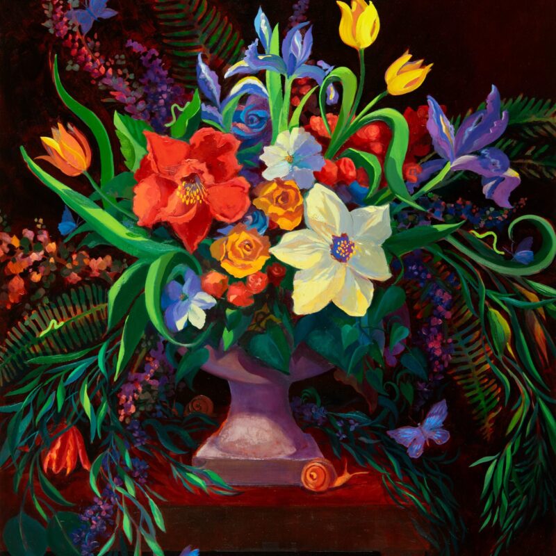 Impossible Bouquet, oil on panel, 24 x 30, 2026